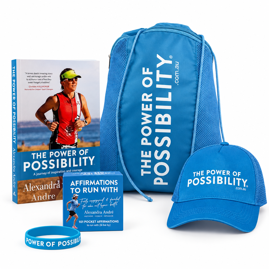 Race Day Pack with trucker cap and revised bag