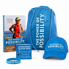 Race Day Pack with trucker cap and revised bag